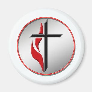 AIMANT CROIX ET FLAMME