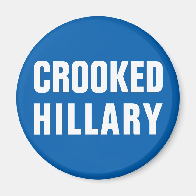 Aimant Crooked Hillary Clinton (Devant)