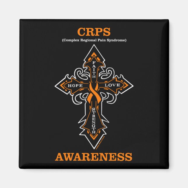Aimant Cross/Awareness...CRPS (Devant)