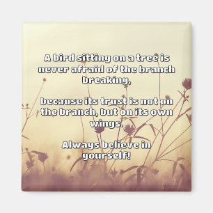 Aimant Croyance Empath Citation d'encouragement positif