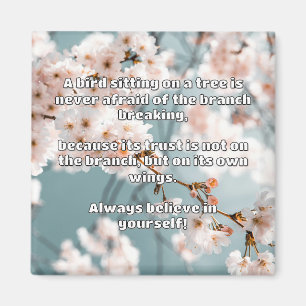 Aimant Croyance Empath Citation d'encouragement positif