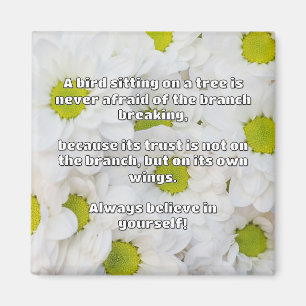 Aimant Croyance Empath Citation d'encouragement positif