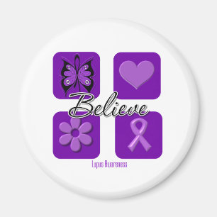 Aimant Croyez la conscience de lupus d'inspirations