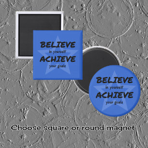 Aimant Croyez obtenir encouragement étoile bleue