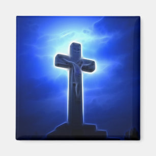 Aimant Crucifixion dramatique de Jésus