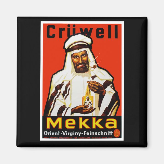 Aimant Cruwell Mekka Tobacco (Devant)