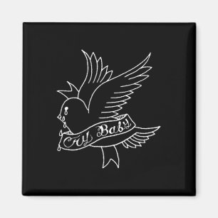 Aimant Cry Baby Tattoo esthétique Cristal Bird