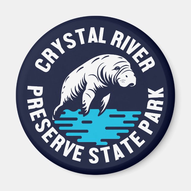 Aimant Crystal River Preserve State Park (Devant)