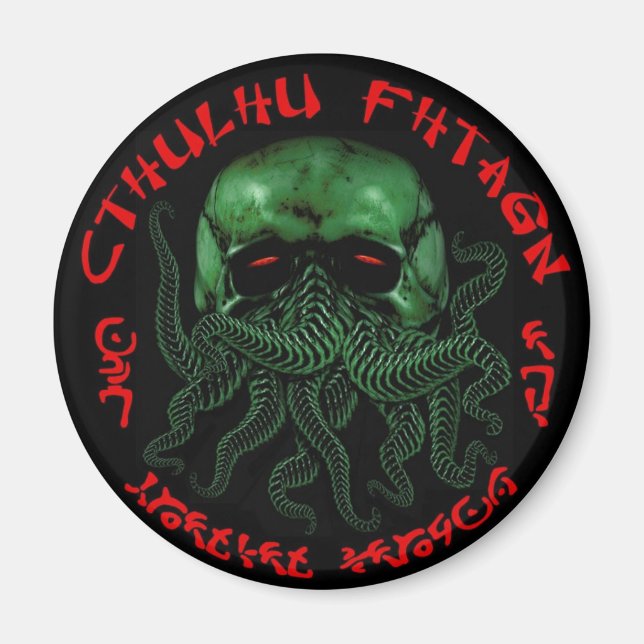 aimant Cthulhu Fhtagn (Devant)