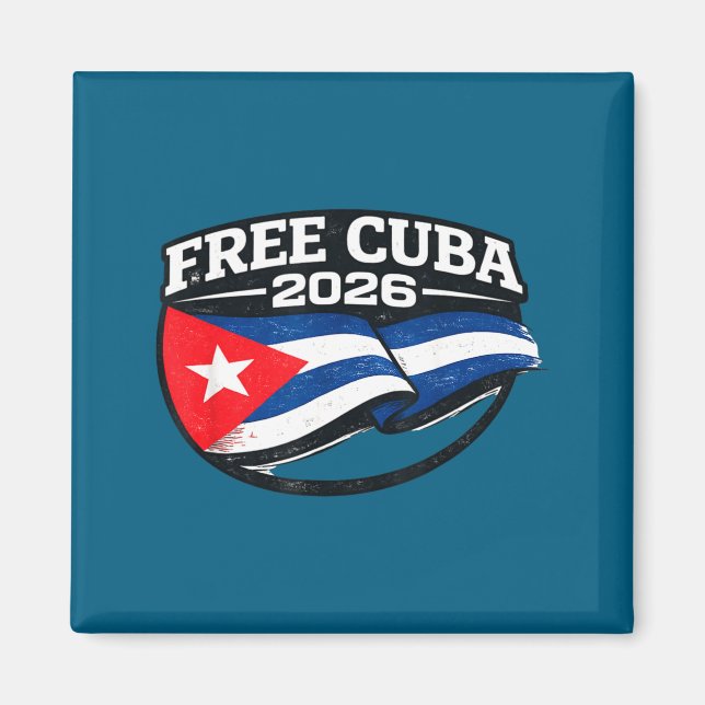 Aimant Cuba Cuba Libre Donroe Doctrine Design (Devant)