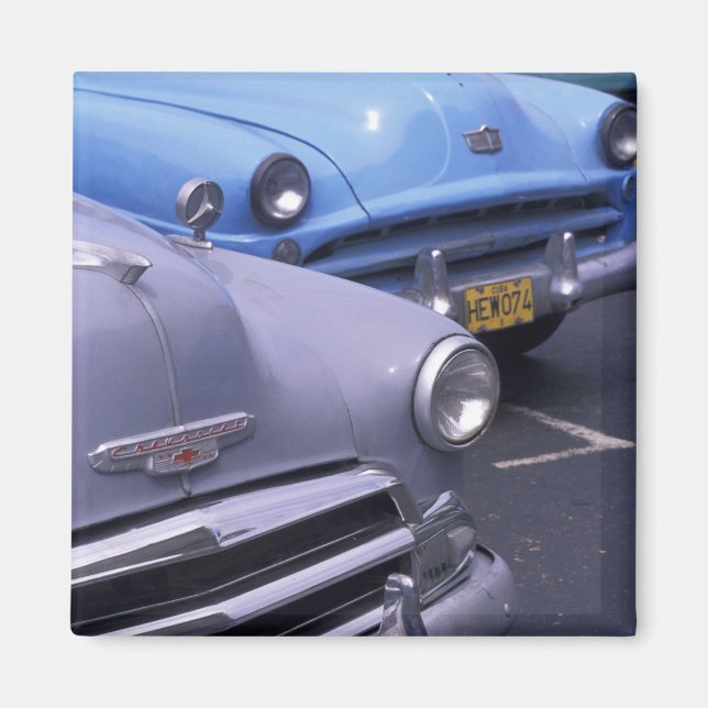 Aimant Cuba, La Havane. Voitures classiques des années 19 (Devant)