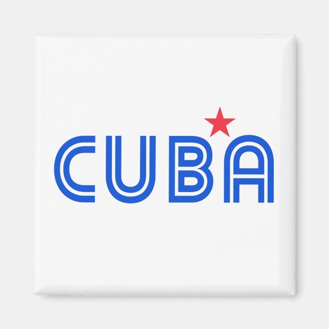 Aimant Cuba Retro (Devant)