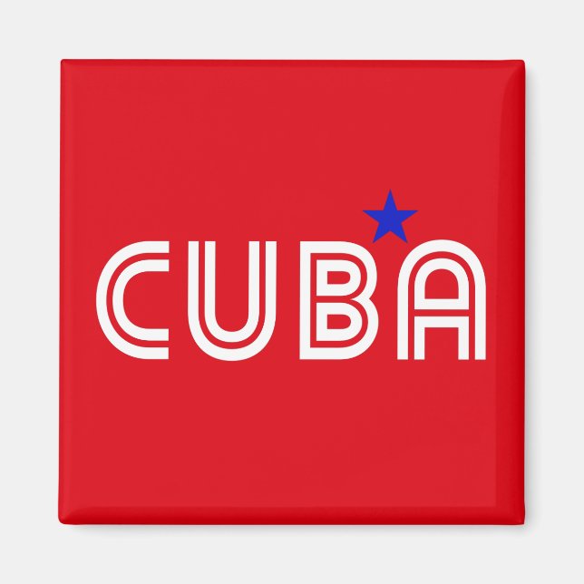 Aimant Cuba Retro (Devant)