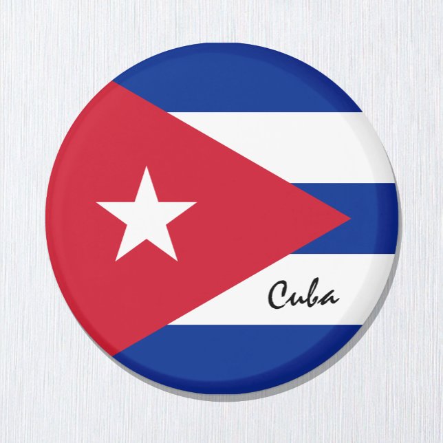 Aimant Cuban Flag Magnet, holiday, Cuba (Créateur téléchargé)