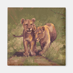 Aimant Cubes de lion