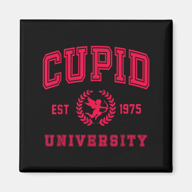 Aimant Cud University Cute Cherub Valentines Day Crest  (Devant)