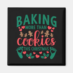 Aimant Cuire plus que des biscuits ce Noël enceinte M