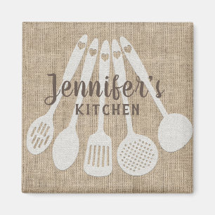 Aimant Cuisine de campagne personnalisée