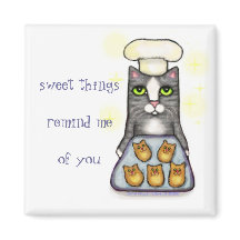 Cuisine de chat Chef sucrée