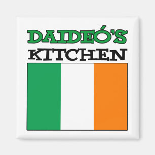 Aimant Cuisine de Daideo avec Drapeau d'Irlande