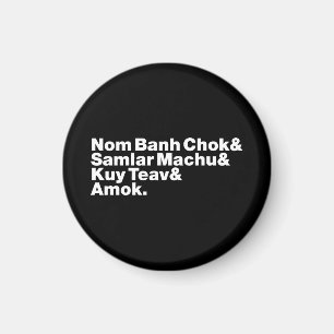 Aimant Cuisine de rue Cambodgienne / Khmer