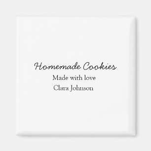 Aimant Cuisinés maison ajoutez votre texte nom personnali
