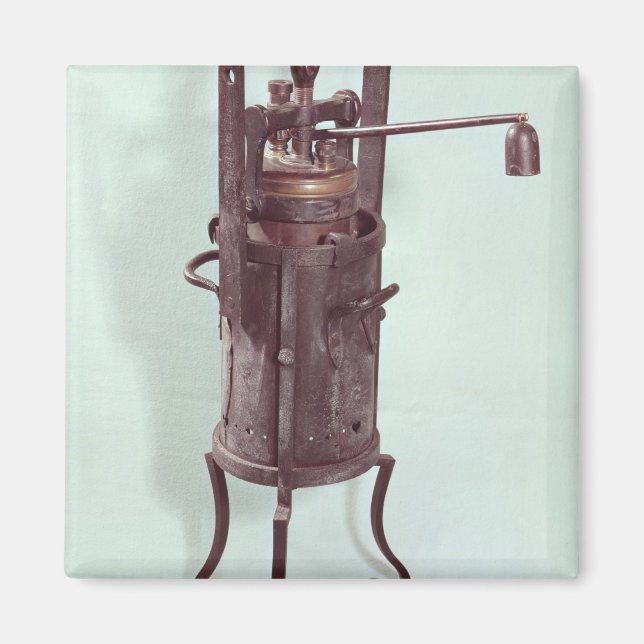 Aimant Cuisson à pression inventée par Denis Papin 1679 (Devant)