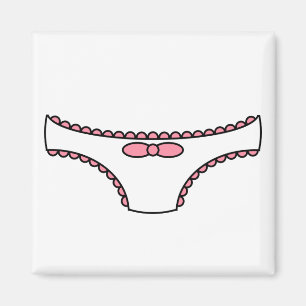 Aimant Culottes froncées roses