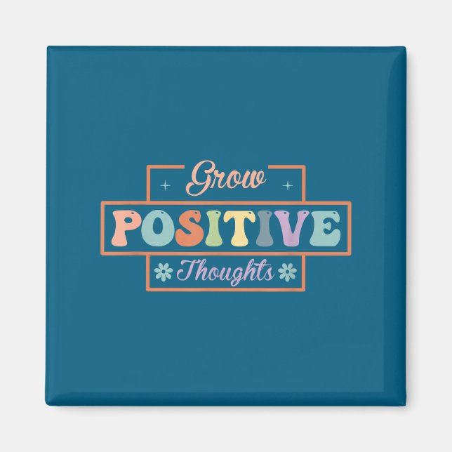 Aimant Cultiver des pensées positives  (Devant)