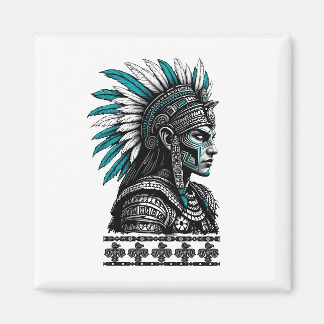 Aimant Culture aztèque peuple indigène maya (Devant)