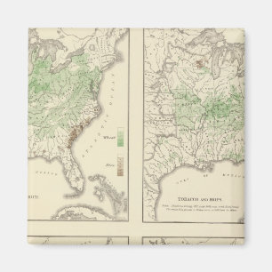 Aimant Cultures, Lithographe statistique américain