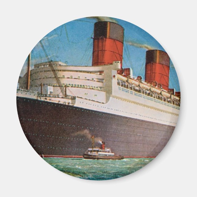 Aimant Cunard White Star Line's Queen Mary (Devant)