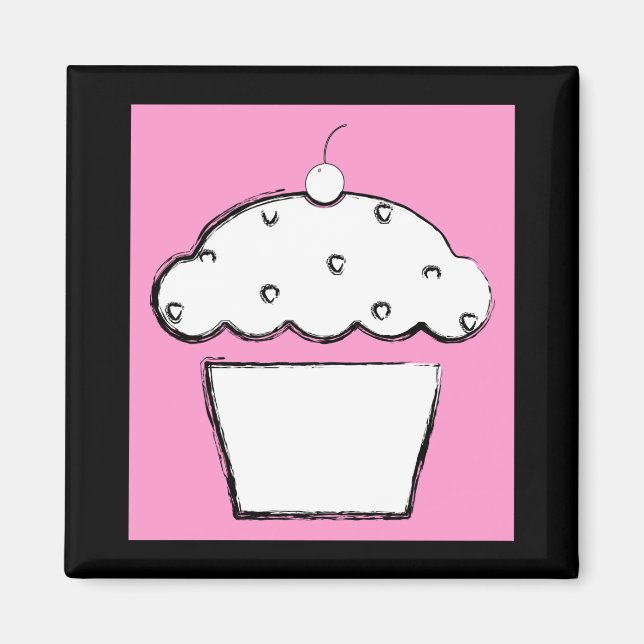 Aimant cupcake (Devant)