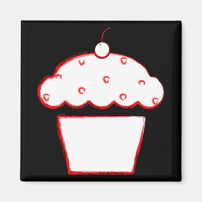 Aimant cupcake (Devant)