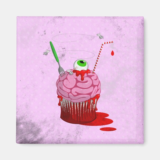 Aimant Cupcake Des Morts (Devant)