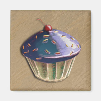 Aimant Cupcake métallique