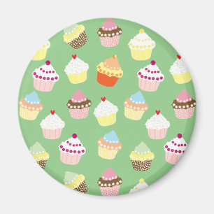 Aimant Cupcakes Delicious Decorated Birthday