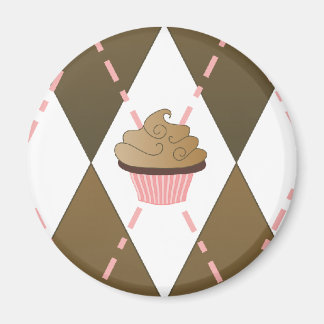 Aimant Cupcakes et Jacquard