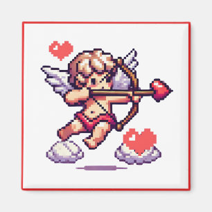 Aimant Cupidon classique/vintage de la Saint-Valentin 8 b