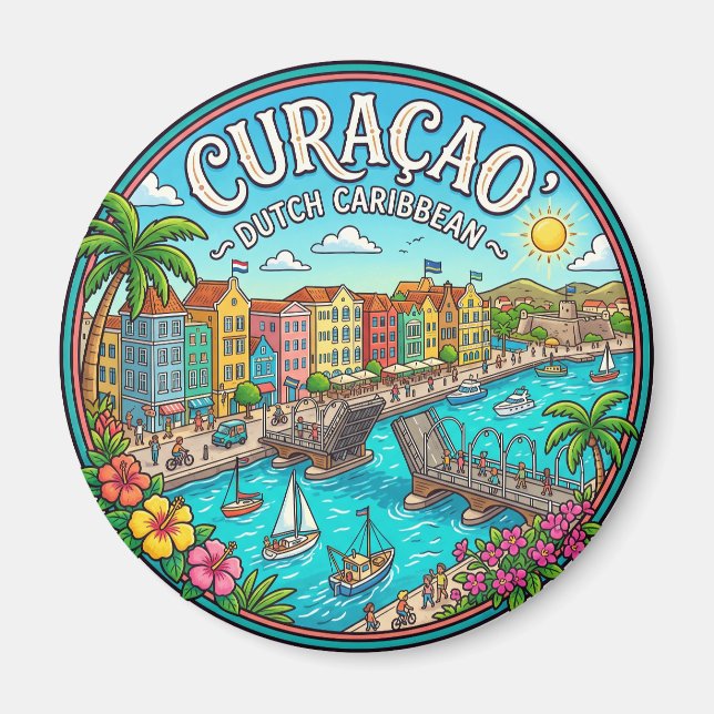 Aimant Curaçao Dutch Caribbean (Devant)