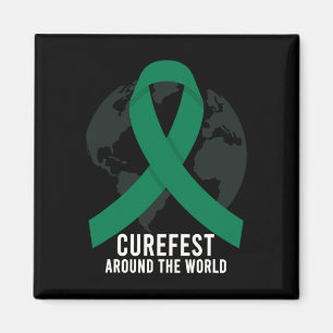 Aimant Curefest Around The World Sensibilisation au cance