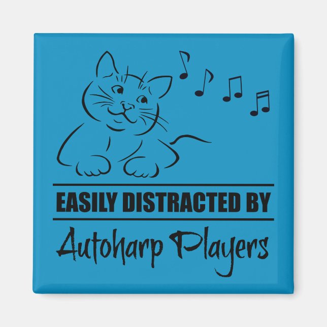 Aimant Curious Cat facilement distrait par les joueurs Au (Devant)