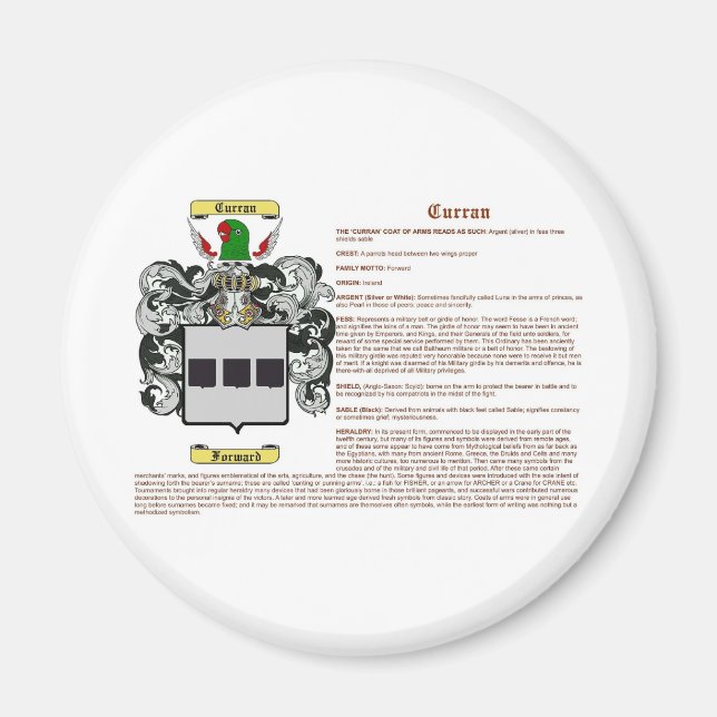 Aimant Curran (signifiant) (Devant)