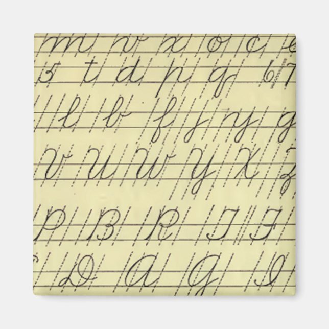 Aimant Cursif (Devant)