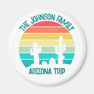 Aimant Custom Cactus Sunset Arizona Desert Triage