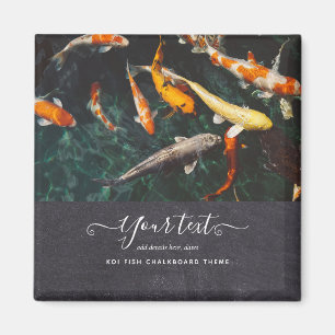 Aimant Custom KOI FISH Photo Collage Cadeau Cadeau Pour H