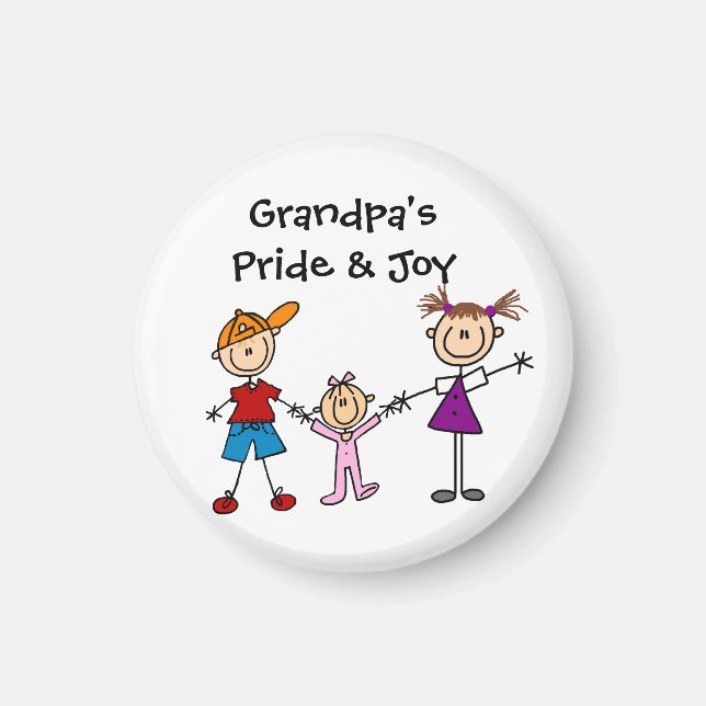 Aimant Customisé Chiffres de bâton magnétique (Devant)