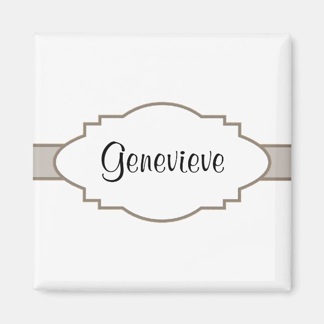 Aimant Customise-Le ! Plaque (Devant)