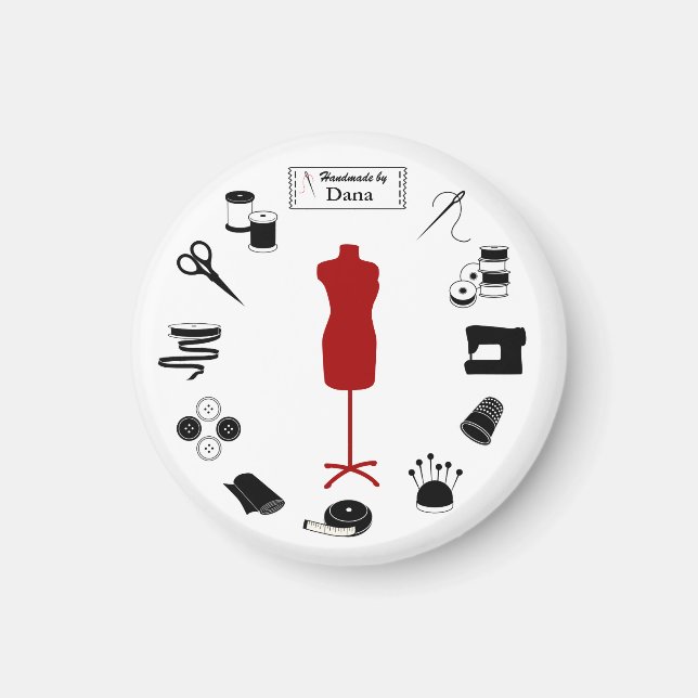 Aimant Customiser le Étiquette (Devant)