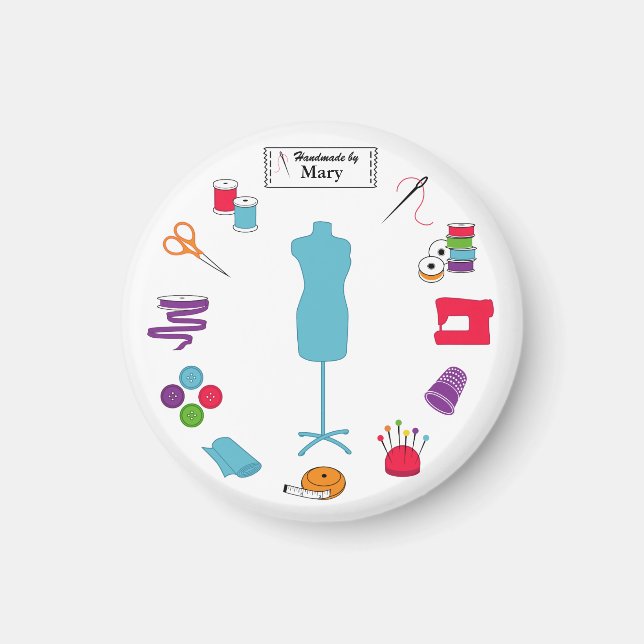 Aimant Customiser le Étiquette (Devant)